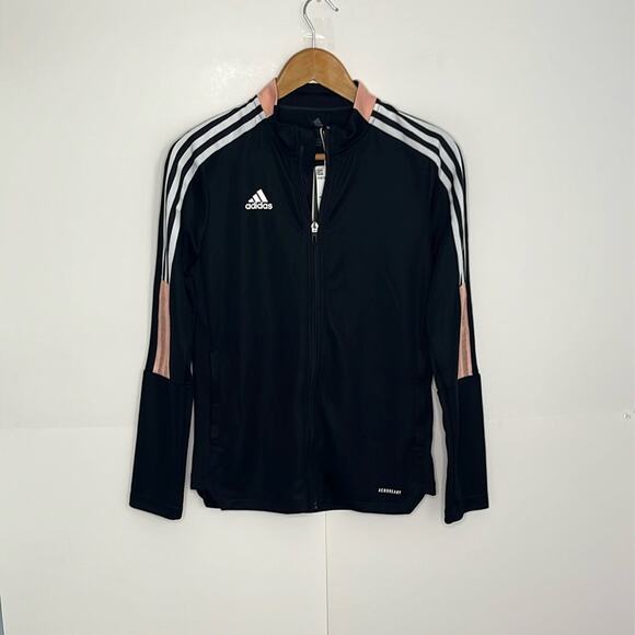 Womens Adidas Zip Up Sweatshirt Size Small - Picture 1 of 7